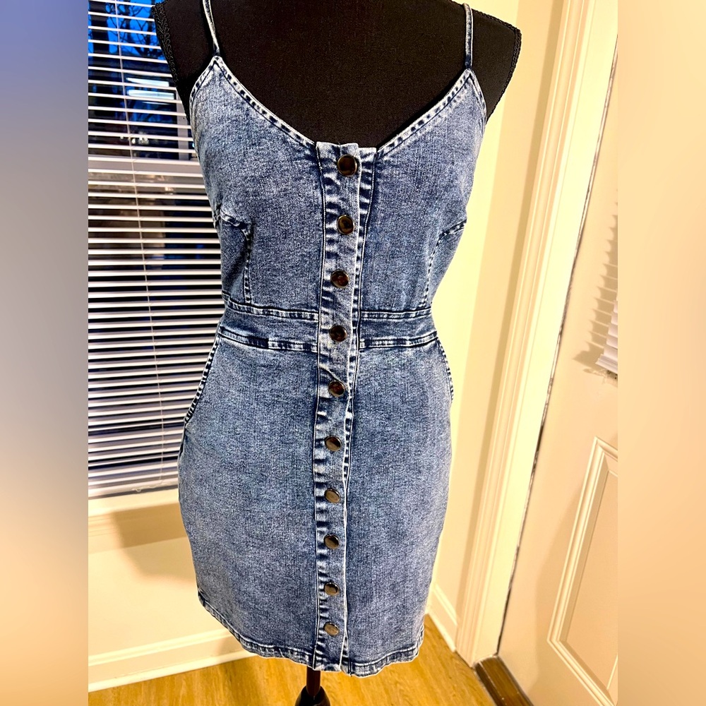 Windsor denim mini dress